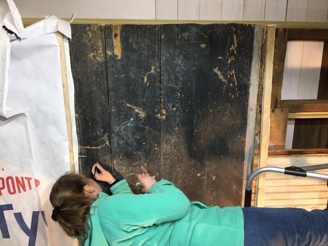 Original structure exposed